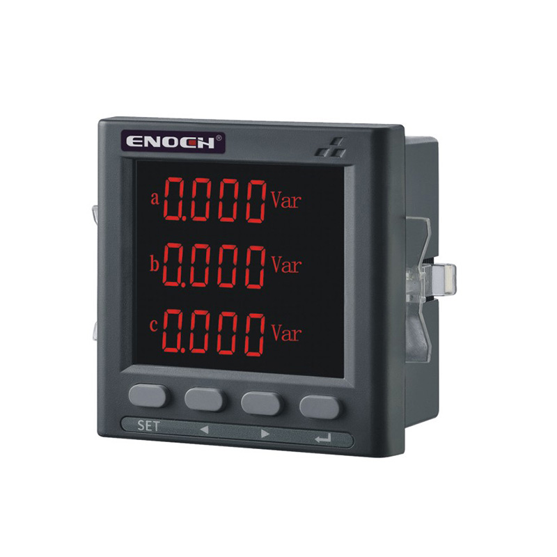 Three-phase digital display AC reactive power meter