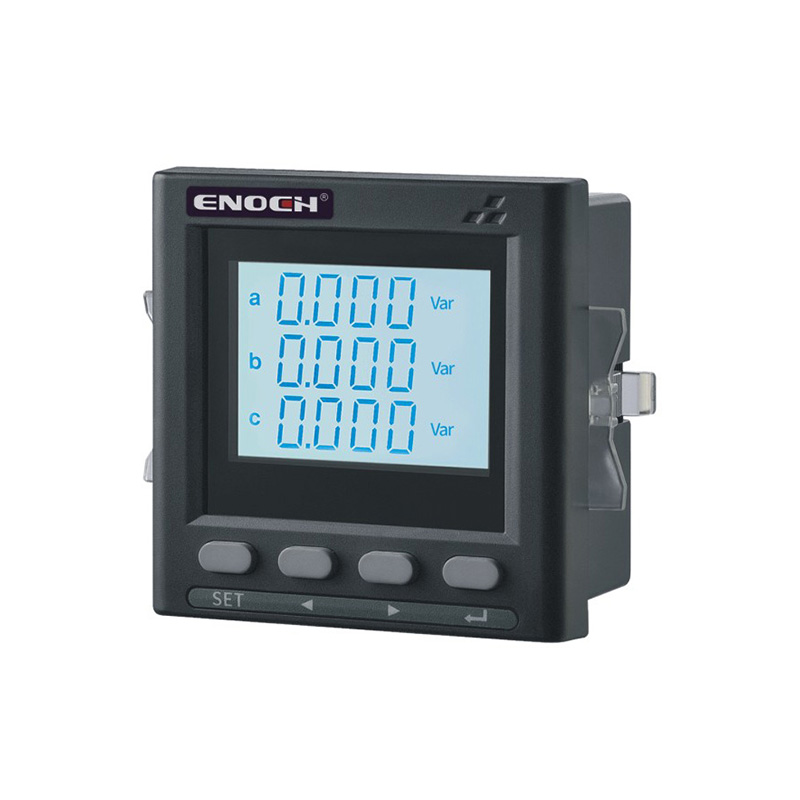 Three-phase LCD AC reactive power meter